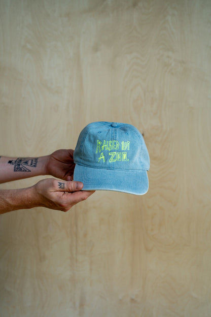 Embroidered Raised in a Zoo Dad Hat